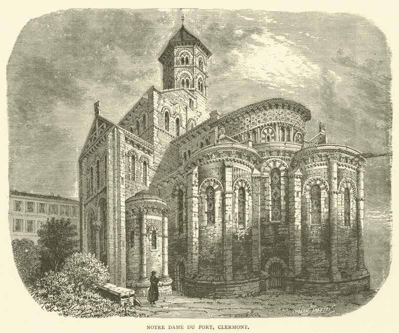 Notre Dame du Port, Clermont (rytina) od English School