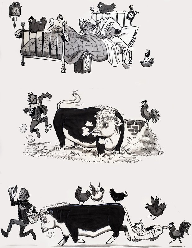 Ilustrace říkanky od English School