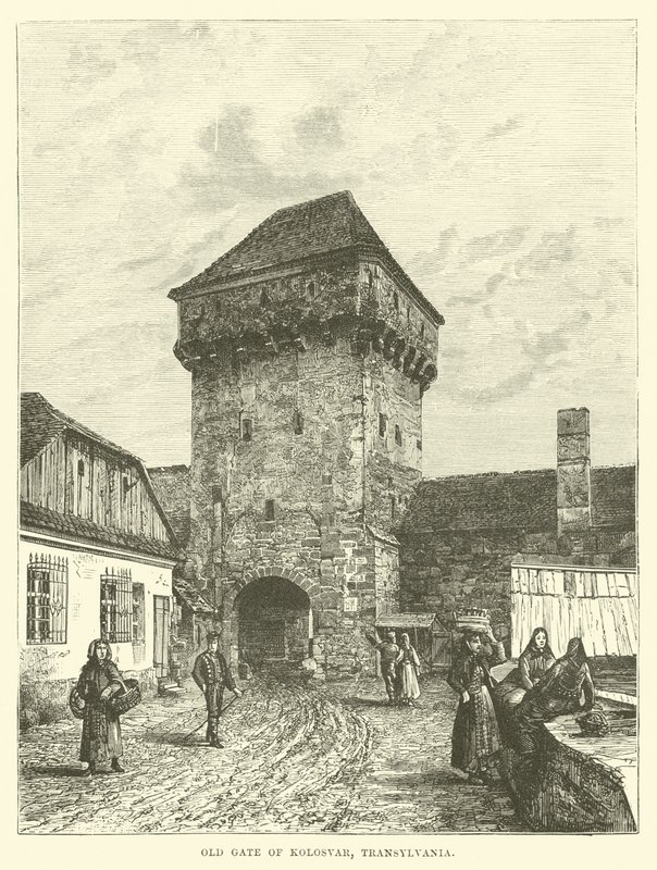Stará brána Kolosvar, Transylvánie od English School
