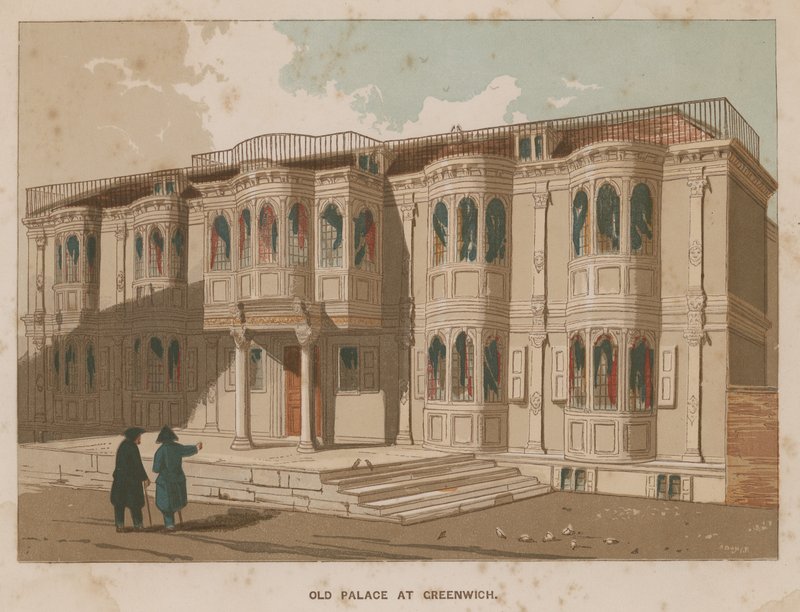 Starý palác v Greenwichi, Londýn od English School