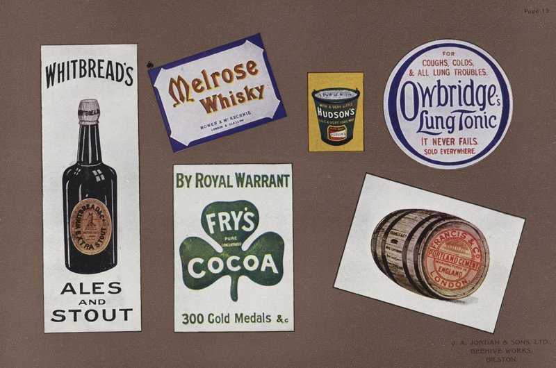 Stránka z Jordans Enamelled Signs od English School