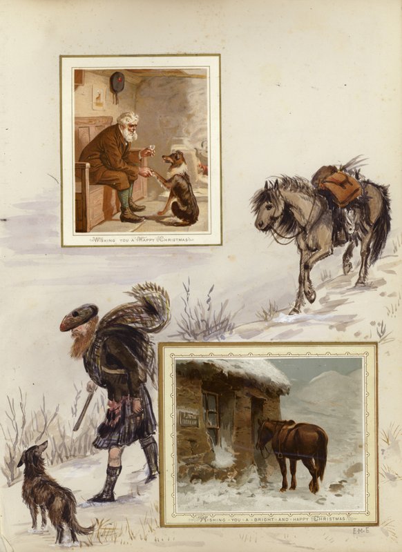Stránka z pozdně viktoriánského alba (multimédia) od English School
