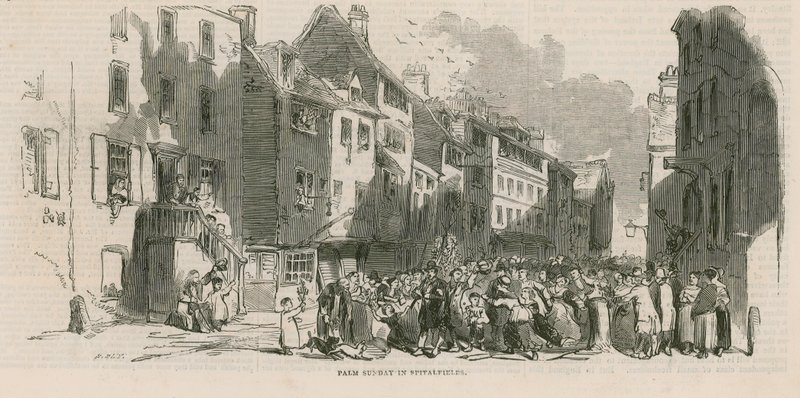 Květná neděle ve Spitalfields od English School