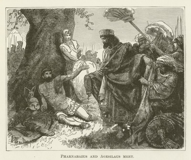 Pharnabazus a Agesilaos se setkávají od English School