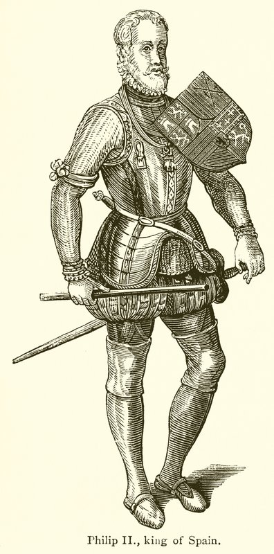 Filip II., španělský král od English School