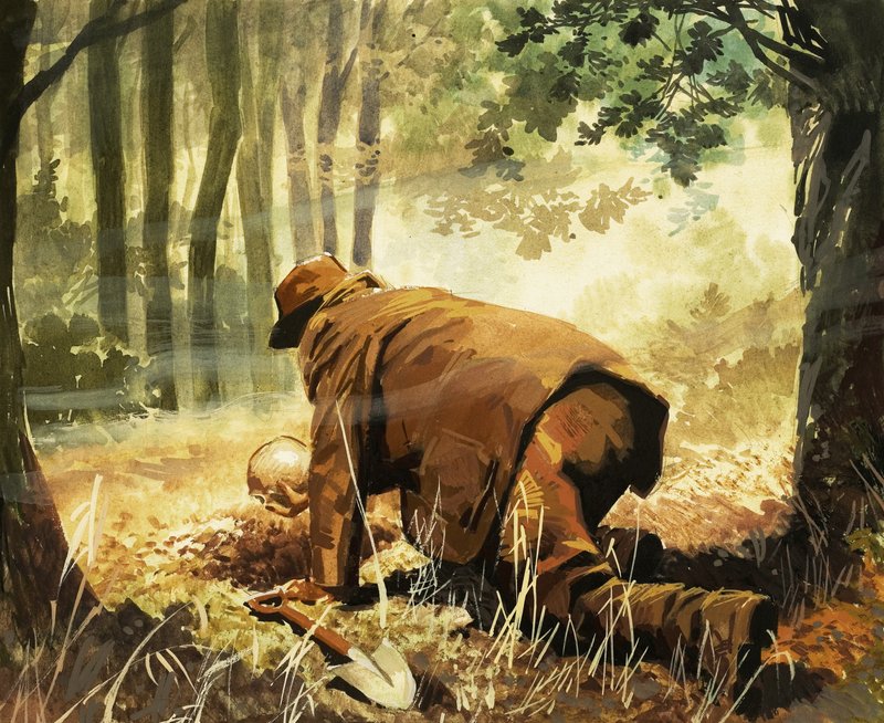 Piltdown Man – představovaný „objev“. od English School
