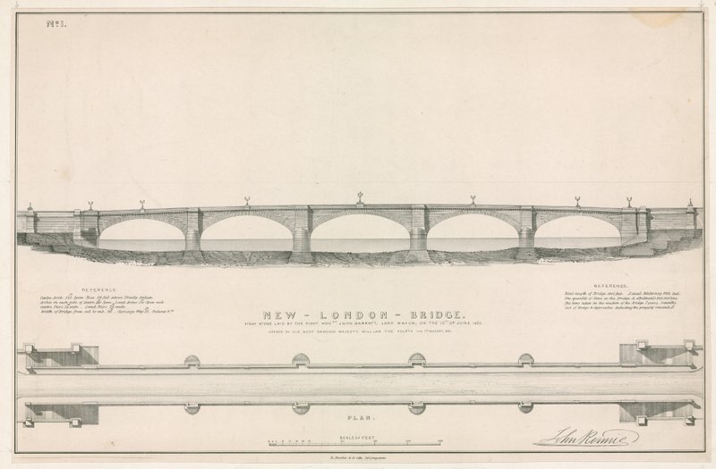 Plán New London Bridge od English School