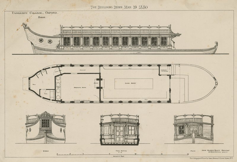 Plány University College Barge od English School
