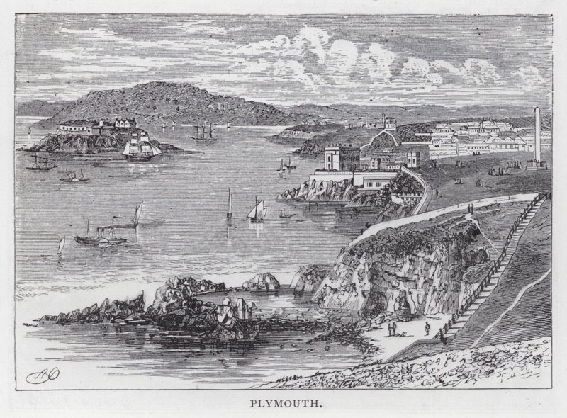 Plymouth (rytina) od English School