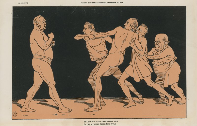 Politická karikatura od English School