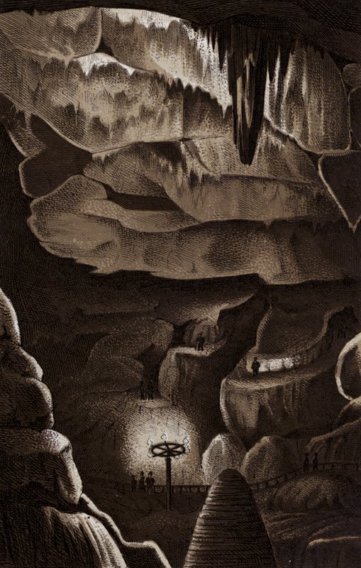 Pools Cavern (litho) od English School