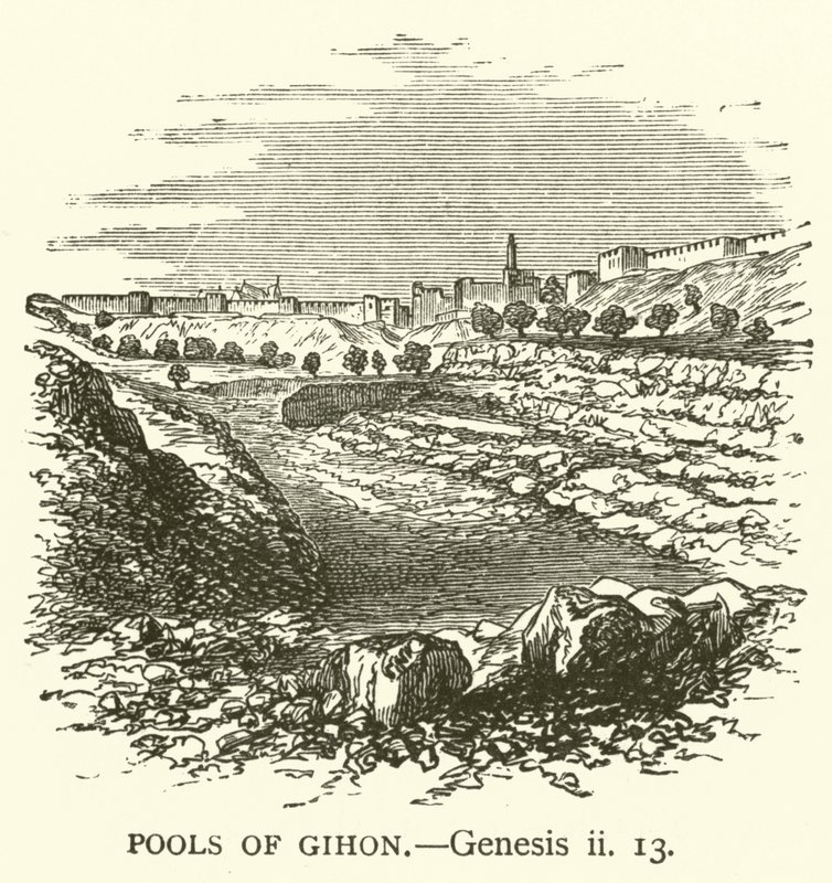 Pools of Gihon, Genesis, ii od English School