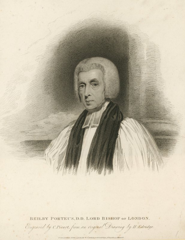 Portrét Beilby Porteus od English School