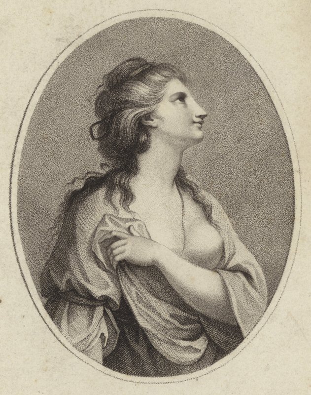 Portrét Elizabeth Hartley od English School
