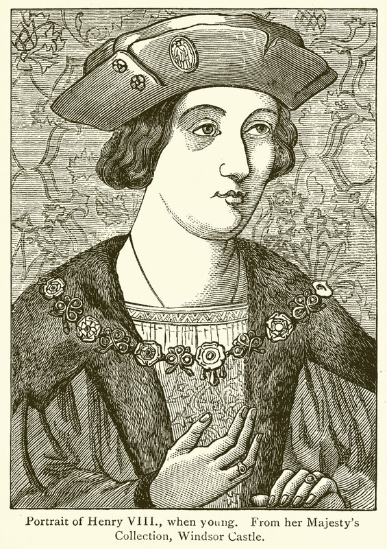 Portrét Jindřicha VIII., když byl mladý od English School