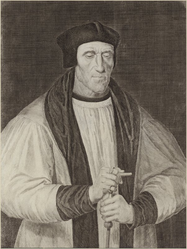Portrét Johna Foxe od English School