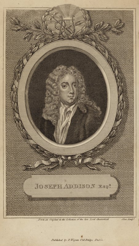 Portrét Josepha Addisona od English School