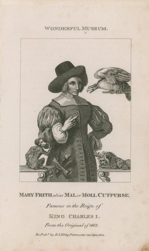 Portrét Mary Frith od English School