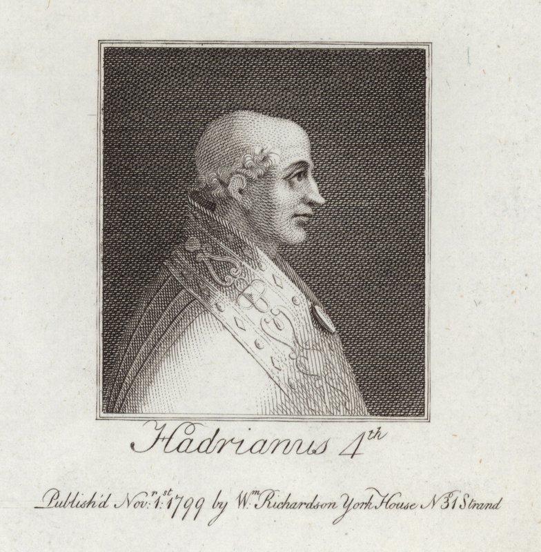 Portrét papeže Adriana IV od English School