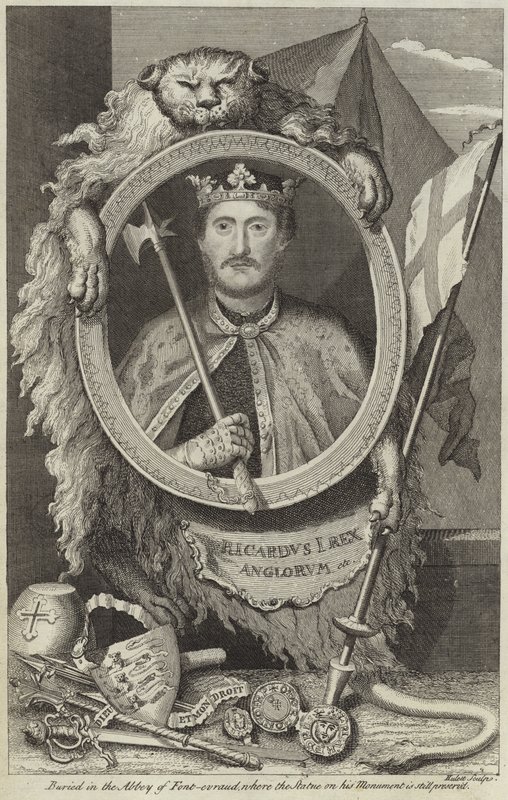 Portrét Richarda I. z Anglie od English School
