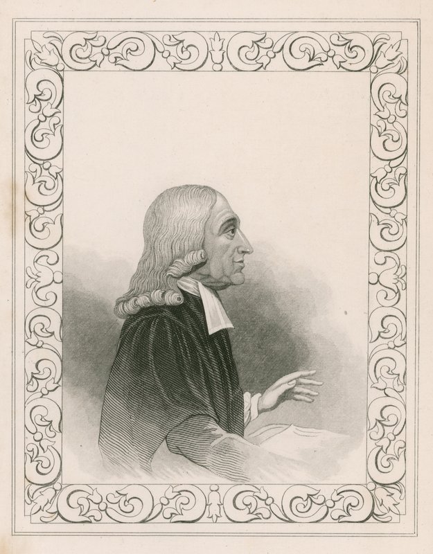 Portrét reverenda Johna Wesleyho od English School