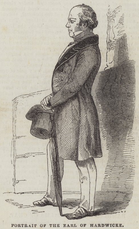Portrét hraběte z Hardwicke od English School