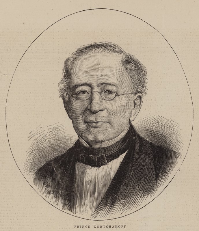 Kníže Gortchakoff (rytina) od English School
