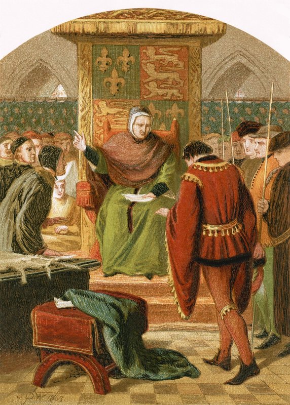 Princ Henry před soudcem Gascoignem od English School