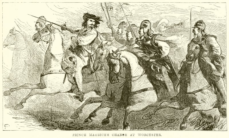 Prince Maurices obvinění ve Worcesteru od English School