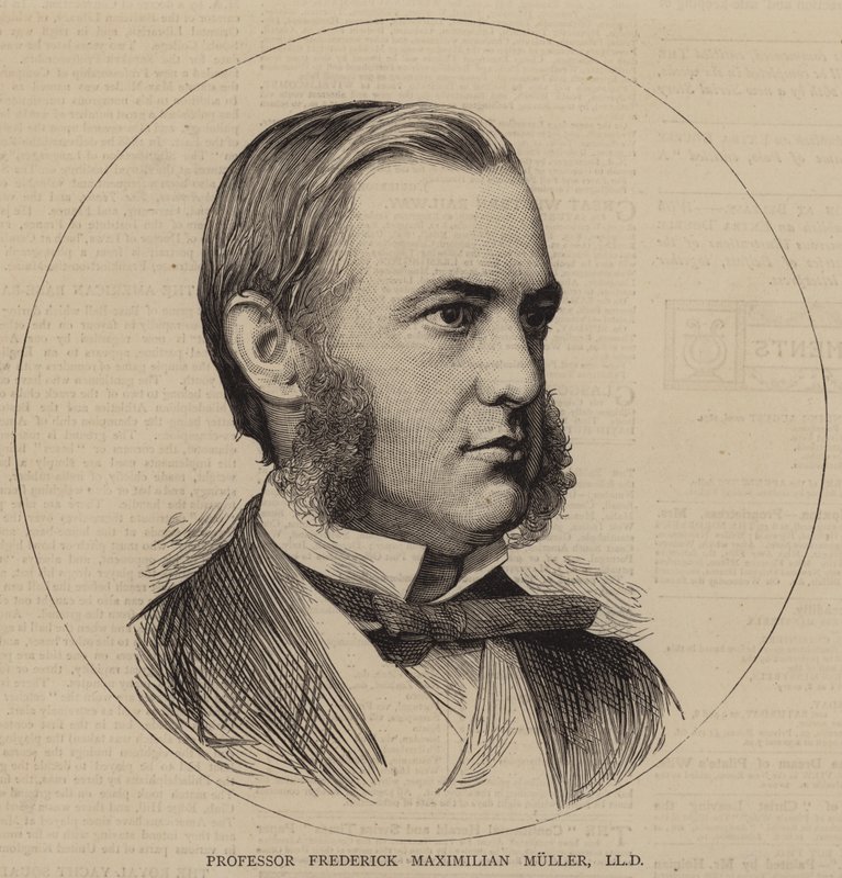 Profesor Frederick Maximilian Muller, LLD (rytina) od English School