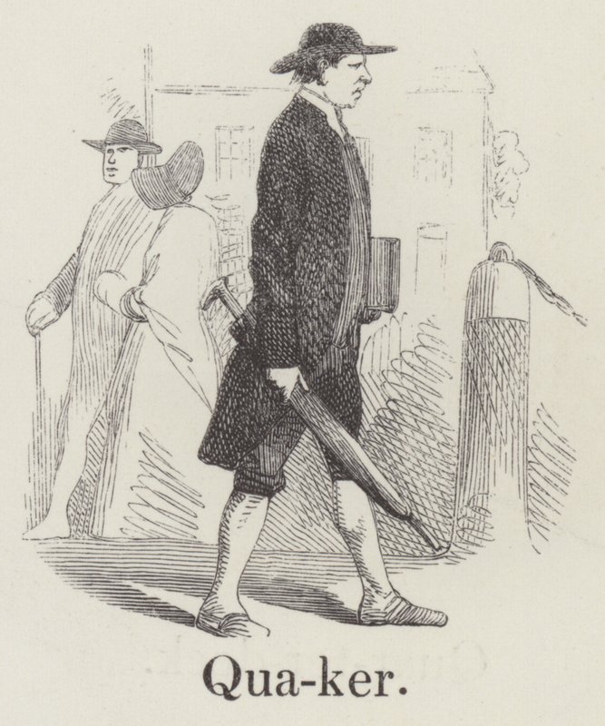 Quaker (rytina) od English School