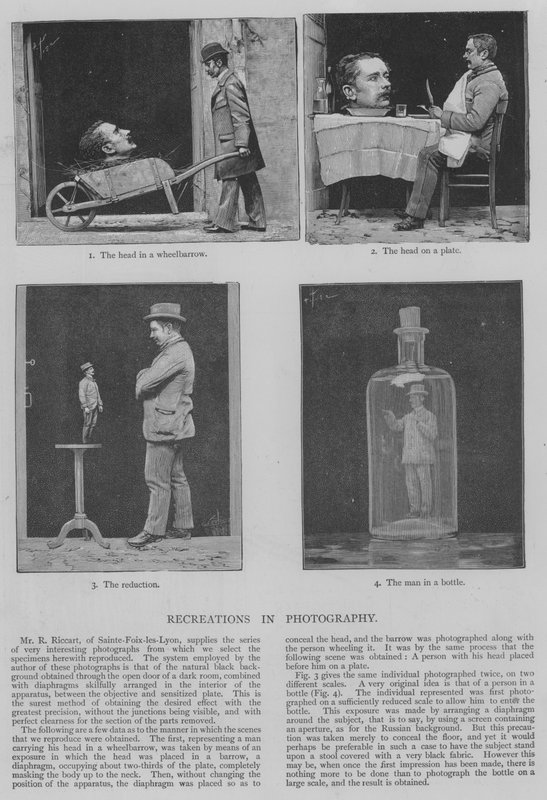 Recreations in Photography (engraving) od English School