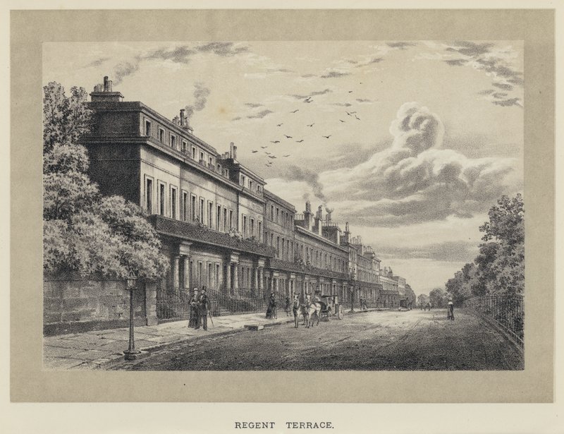 Regent Terrace (rytina) od English School