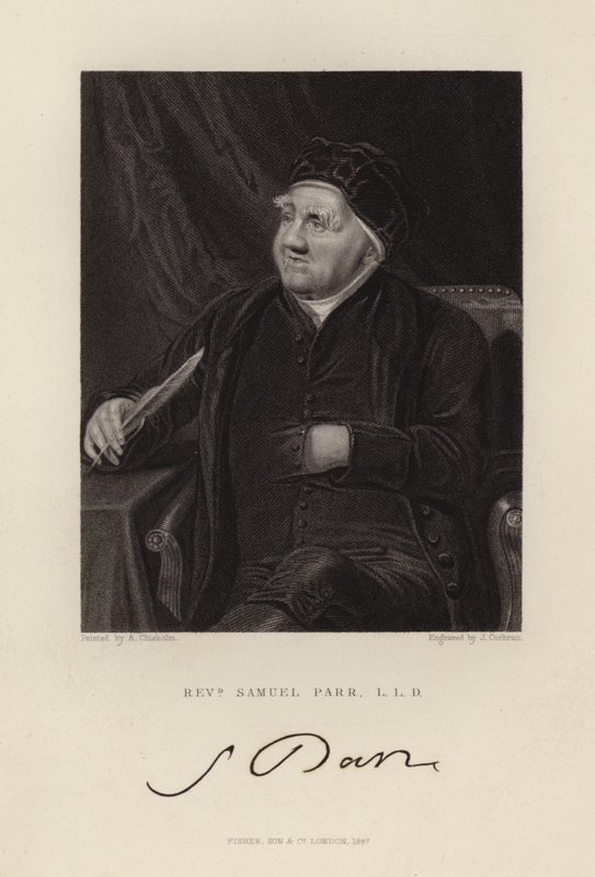 Reverend Samuel Parr od English School