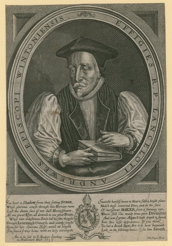 Rev. otec Lancelot Andrews, biskup z Winchesteru od English School