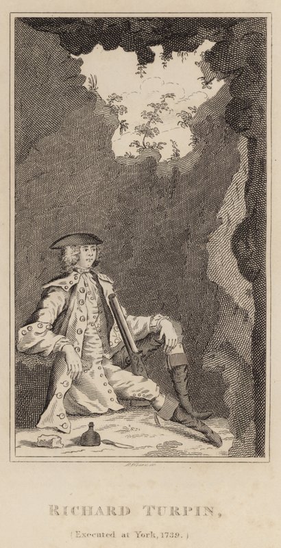 Richard Turpin, popraven v Yorku, 1739 od English School