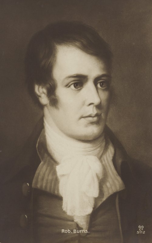 Robert Burns (1759-1796), skotský básník a textař od English School