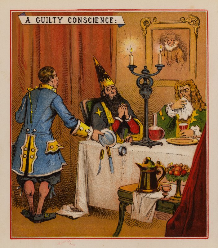 Robin The Conjuror (barevné lito) od English School
