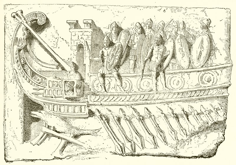 Roman Galley od English School
