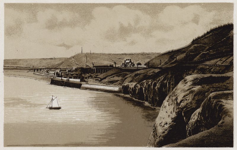 Sandsend (litografie) od English School