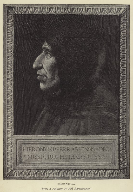 Savonarola (rytina) od English School