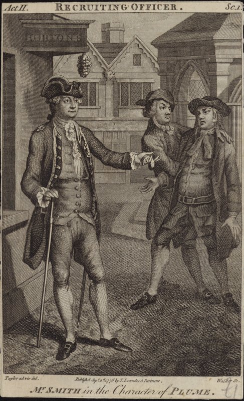 Scéna z Recruiting Officer od English School