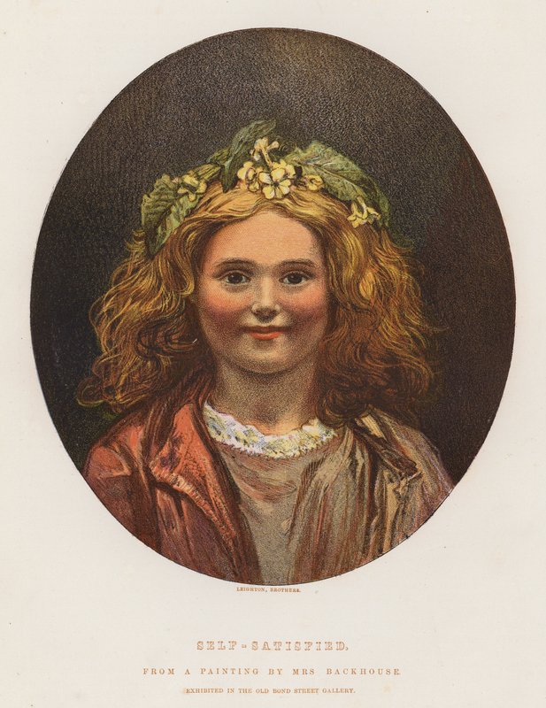 Self-satisfied (barevná litografie) od English School
