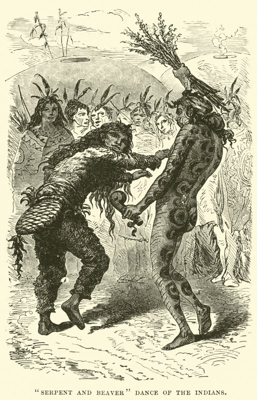 Hadí a bobří tanec indiánů od English School