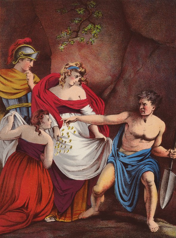 Shakespeare: Timon Athénský (chromolit) od English School
