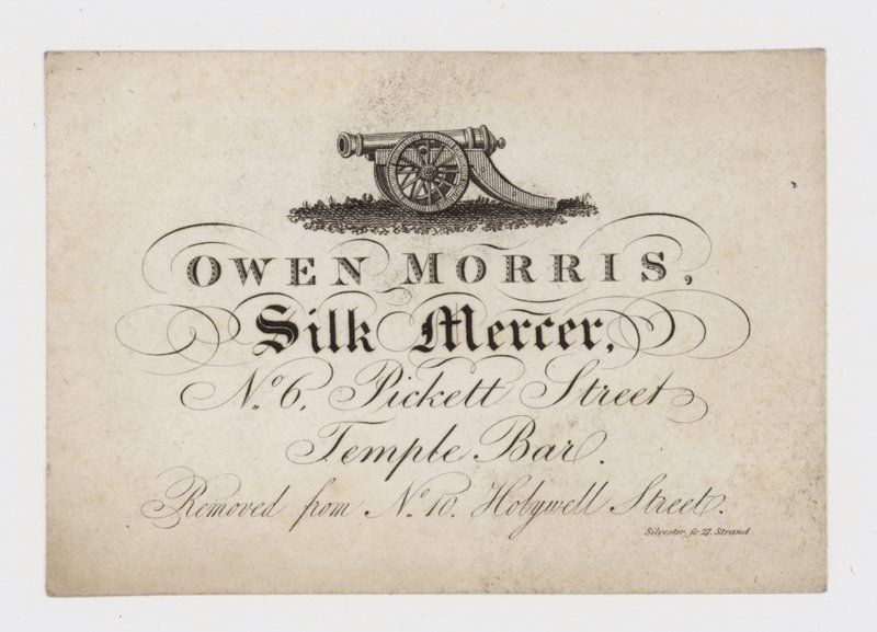 Silk Mercer, Owen Morris, vizitka od English School