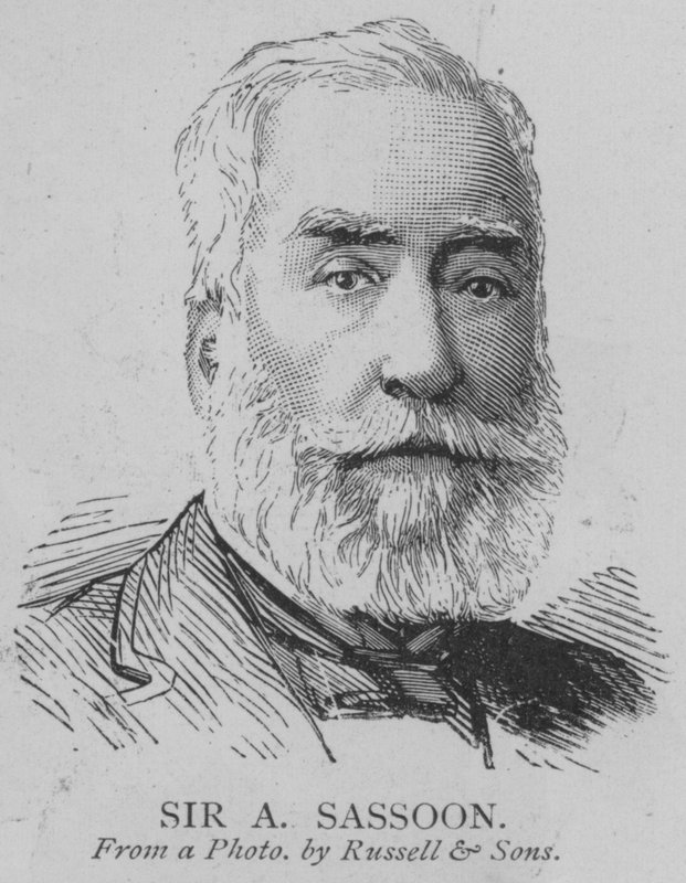 Sir A Sassoon (rytina) od English School