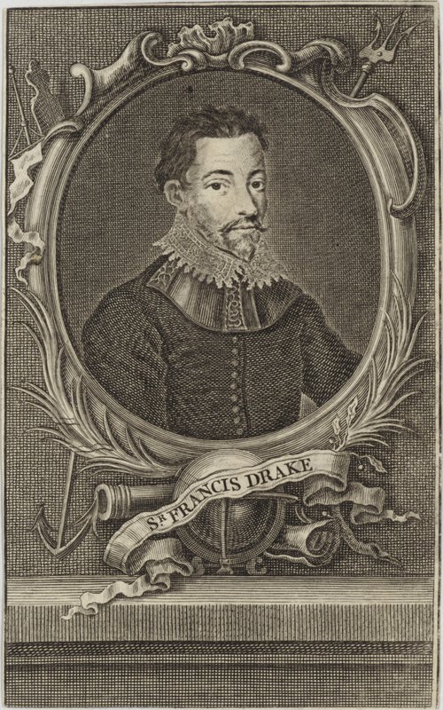 Sir Francis Drake od English School