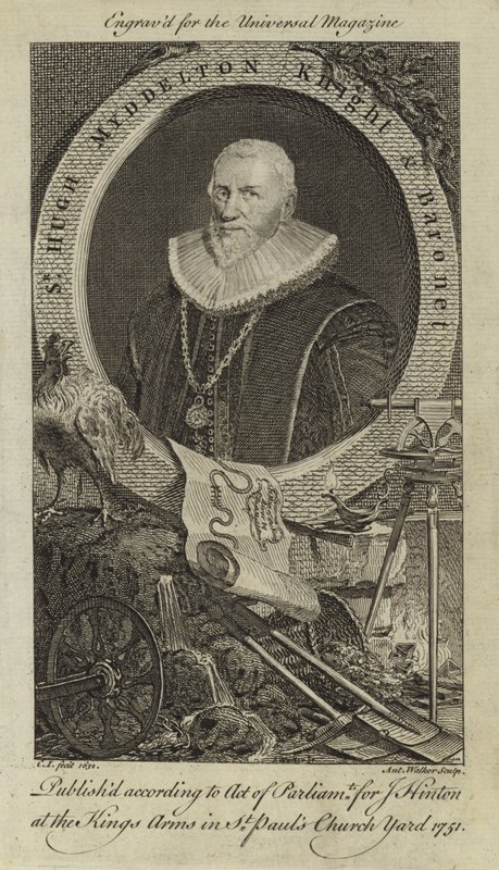 Sir Hugh Myddelton, rytíř a baronet od English School