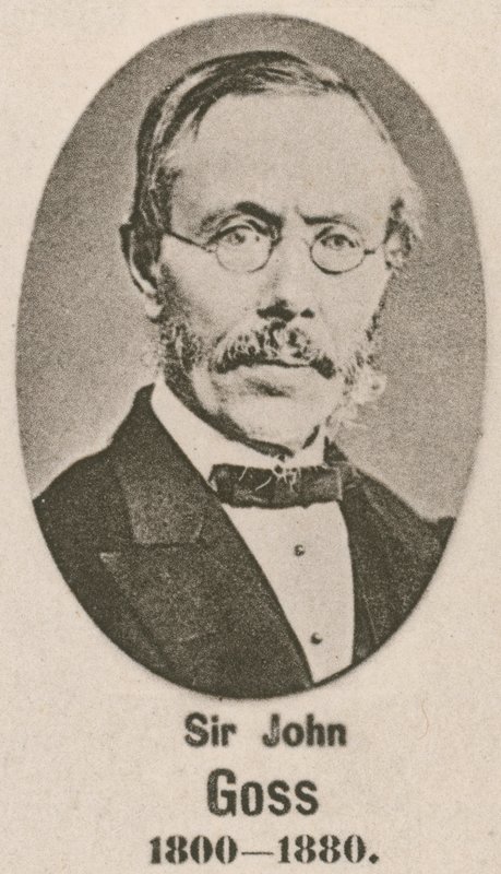 Sir John Goss (hlubotisk) od English School